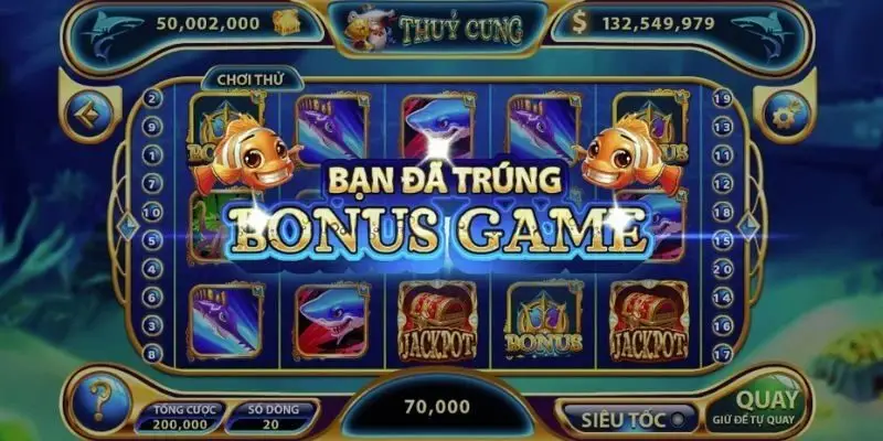Nổ hũ Thủy Cung tái hiện lại được đại dương sống động